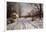 A Sleigh Ride Through a Winter Landscape, 1915-Peder Mork Monsted-Framed Premium Giclee Print