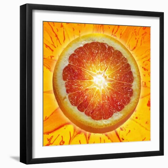 A Slice of Blood Orange-Karl Newedel-Framed Premium Photographic Print