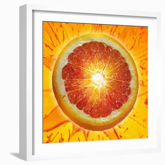 A Slice of Blood Orange-Karl Newedel-Framed Photographic Print