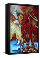 A Slice Of Paradise-Megan Aroon Duncanson-Framed Stretched Canvas