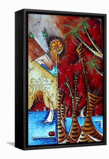 A Slice Of Paradise-Megan Aroon Duncanson-Framed Stretched Canvas