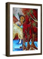 A Slice Of Paradise-Megan Aroon Duncanson-Framed Art Print