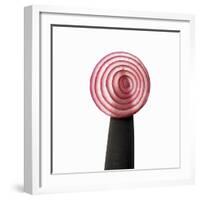 A Slice of Red Onion on a Knife-Alexander Feig-Framed Photographic Print