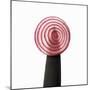 A Slice of Red Onion on a Knife-Alexander Feig-Mounted Photographic Print