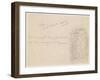 A Slight Sketch of Trees, 1834-John Constable-Framed Giclee Print