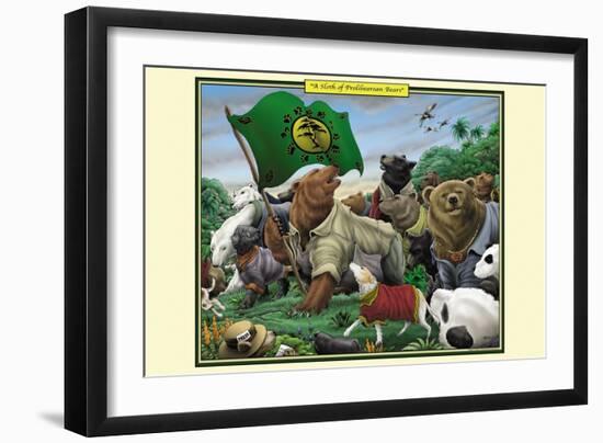 A Sloth of Prolibearean Bears-Richard Kelly-Framed Art Print