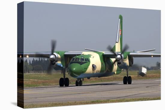 A Slovak Air Force An-26 Taxiing at Izmir Air Station, Turkey-Stocktrek Images-Stretched Canvas