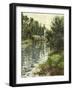 A Small Branch of the Seine, Argenteuil-Gustave Caillebotte-Framed Giclee Print