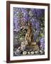 A Small Buddha Shrine Surrounded by Wisteria in Hotel Gangtey Palace, 100-Year-Old Building, Once a-Nigel Pavitt-Framed Photographic Print