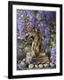 A Small Buddha Shrine Surrounded by Wisteria in Hotel Gangtey Palace, 100-Year-Old Building, Once a-Nigel Pavitt-Framed Photographic Print
