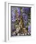 A Small Buddha Shrine Surrounded by Wisteria in Hotel Gangtey Palace, 100-Year-Old Building, Once a-Nigel Pavitt-Framed Premium Photographic Print