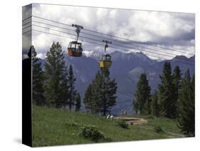 A Small Cablecar in Colorado-Michael Brown-Stretched Canvas