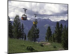 A Small Cablecar in Colorado-Michael Brown-Mounted Photographic Print