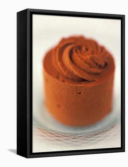 A Small Chocolate Ice Cream Cake-Jean Cazals-Framed Stretched Canvas