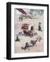 A Small Dog Dressed as a Pilot Ready for Take Off-L.r. Brightwell-Framed Art Print