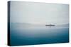 A Small Ferry on Blue Water-Clive Nolan-Stretched Canvas