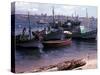 A Small Fishing Community on the Edge of the Bay at the Port of Luanda the Capital of Angola-null-Stretched Canvas