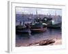 A Small Fishing Community on the Edge of the Bay at the Port of Luanda the Capital of Angola-null-Framed Photographic Print