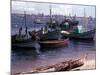 A Small Fishing Community on the Edge of the Bay at the Port of Luanda the Capital of Angola-null-Mounted Photographic Print