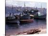 A Small Fishing Community on the Edge of the Bay at the Port of Luanda the Capital of Angola-null-Stretched Canvas