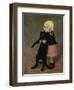 A Small Girl with a Cat, 1889-Théophile Alexandre Steinlen-Framed Giclee Print