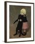 A Small Girl with a Cat, 1889-Théophile Alexandre Steinlen-Framed Giclee Print