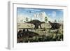 A Small Group of Stegosaurid Miragaia Dinosaurs-null-Framed Premium Giclee Print