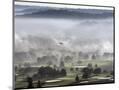#39 A Small Plane Descends Over Fog Covered Reeves Municipal Golf Course