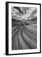 A Small Pool and Geological Formations Found at Vermillion Cliffs National Monument-Judith Zimmerman-Framed Photographic Print