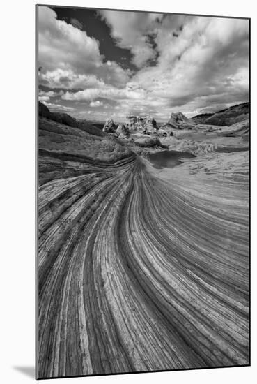 A Small Pool and Geological Formations Found at Vermillion Cliffs National Monument-Judith Zimmerman-Mounted Photographic Print