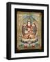 A Small Tibetan Applique Thang.ka Depicting Tsong.Kha.Pa, 18th Century-null-Framed Giclee Print