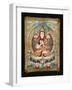 A Small Tibetan Applique Thang.ka Depicting Tsong.Kha.Pa, 18th Century-null-Framed Giclee Print