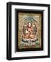 A Small Tibetan Applique Thang.ka Depicting Tsong.Kha.Pa, 18th Century-null-Framed Giclee Print