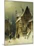A Small Town in the Rhine-August Schlieker-Mounted Giclee Print