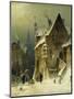 A Small Town in the Rhine-August Schlieker-Mounted Giclee Print