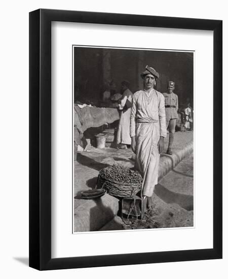 A Small Trade That Brings Little Gain, Iraq, 1925-A Kerim-Framed Giclee Print
