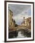 A Small Venetian Canal; Petit Canal a Venise-Eugène Boudin-Framed Giclee Print