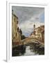 A Small Venetian Canal; Petit Canal a Venise-Eugène Boudin-Framed Premium Giclee Print