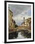 A Small Venetian Canal; Petit Canal a Venise-Eugène Boudin-Framed Premium Giclee Print