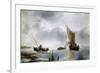 A Small Vessel in Light Airs, and Another Ashore, Ca 1650-1660-Jan Van De Cappelle-Framed Giclee Print