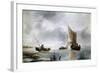 A Small Vessel in Light Airs, and Another Ashore, Ca 1650-1660-Jan Van De Cappelle-Framed Giclee Print