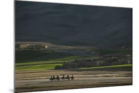 A Small Village in Bamiyan Province, Afghanistan, Asia-Alex Treadway-Mounted Photographic Print