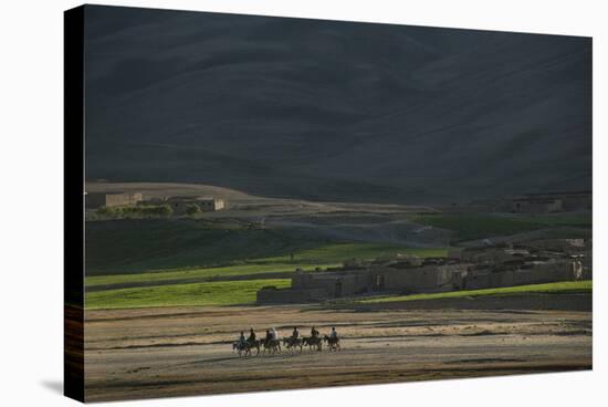 A Small Village in Bamiyan Province, Afghanistan, Asia-Alex Treadway-Stretched Canvas