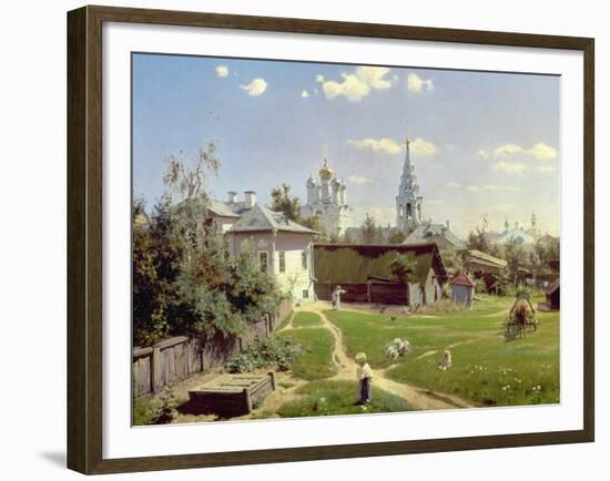 A Small Yard in Moscow, 1878-Vasilij Dmitrievich Polenov-Framed Giclee Print