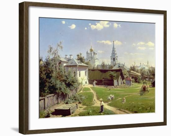 A Small Yard in Moscow, 1878-Vasilij Dmitrievich Polenov-Framed Giclee Print