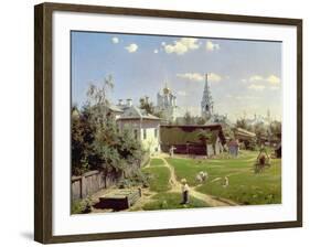 A Small Yard in Moscow, 1878-Vasilij Dmitrievich Polenov-Framed Giclee Print