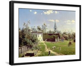 A Small Yard in Moscow, 1878-Vasilij Dmitrievich Polenov-Framed Giclee Print