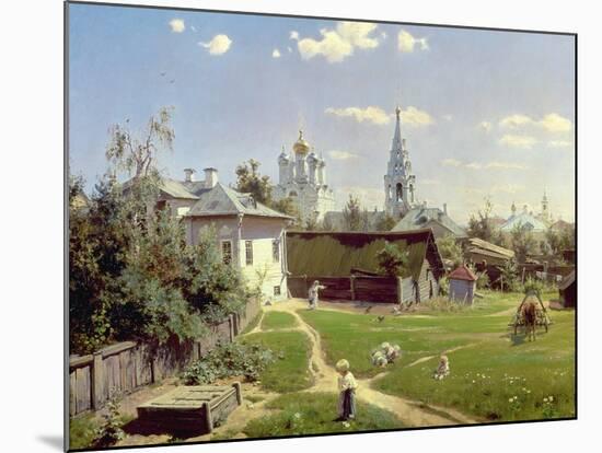 A Small Yard in Moscow, 1878-Vasilij Dmitrievich Polenov-Mounted Giclee Print