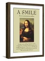 A Smile-null-Framed Art Print