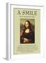 A Smile-null-Framed Art Print